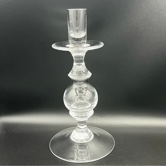 Crate & Barrel Anya Glass Candle Holder - Picture 2 of 9